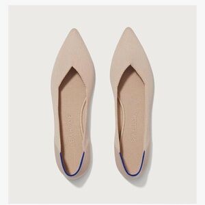 Rothy's the Point Ecru Flats